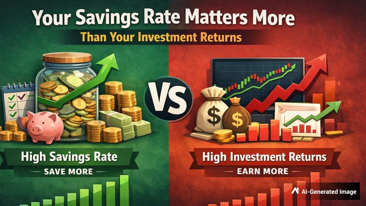 Why Your Savings Rate Beats Investment Returns