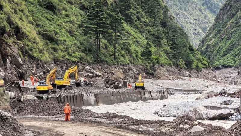 China-Nepal rescue efforts face new threat as barrier lake overflows